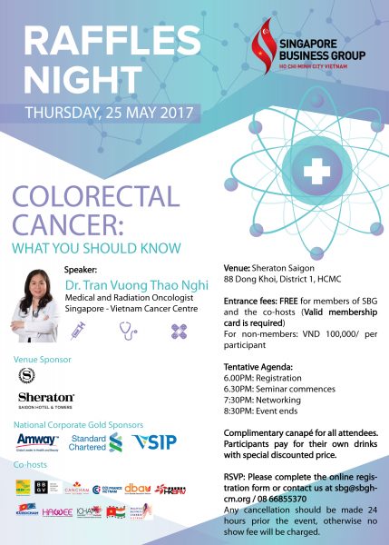 20170525- flyer - RAFFLES NIGHT - COLORECTAL CANCER WHAT YOU SHOULD KNOW